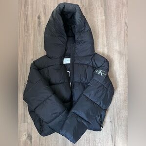 Calvin Klein Black Puffer Jacket Women’s Medium